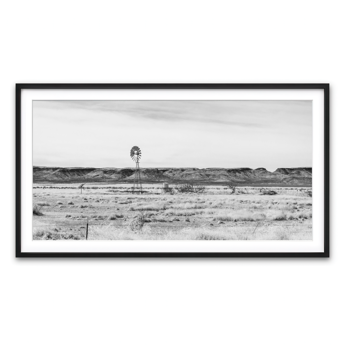 Framed Print 2x1 Black