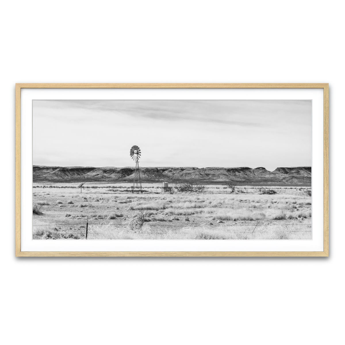 Framed Print 2x1 Natural