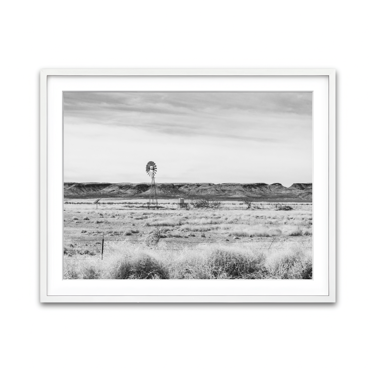 Framed Print 4x3 White