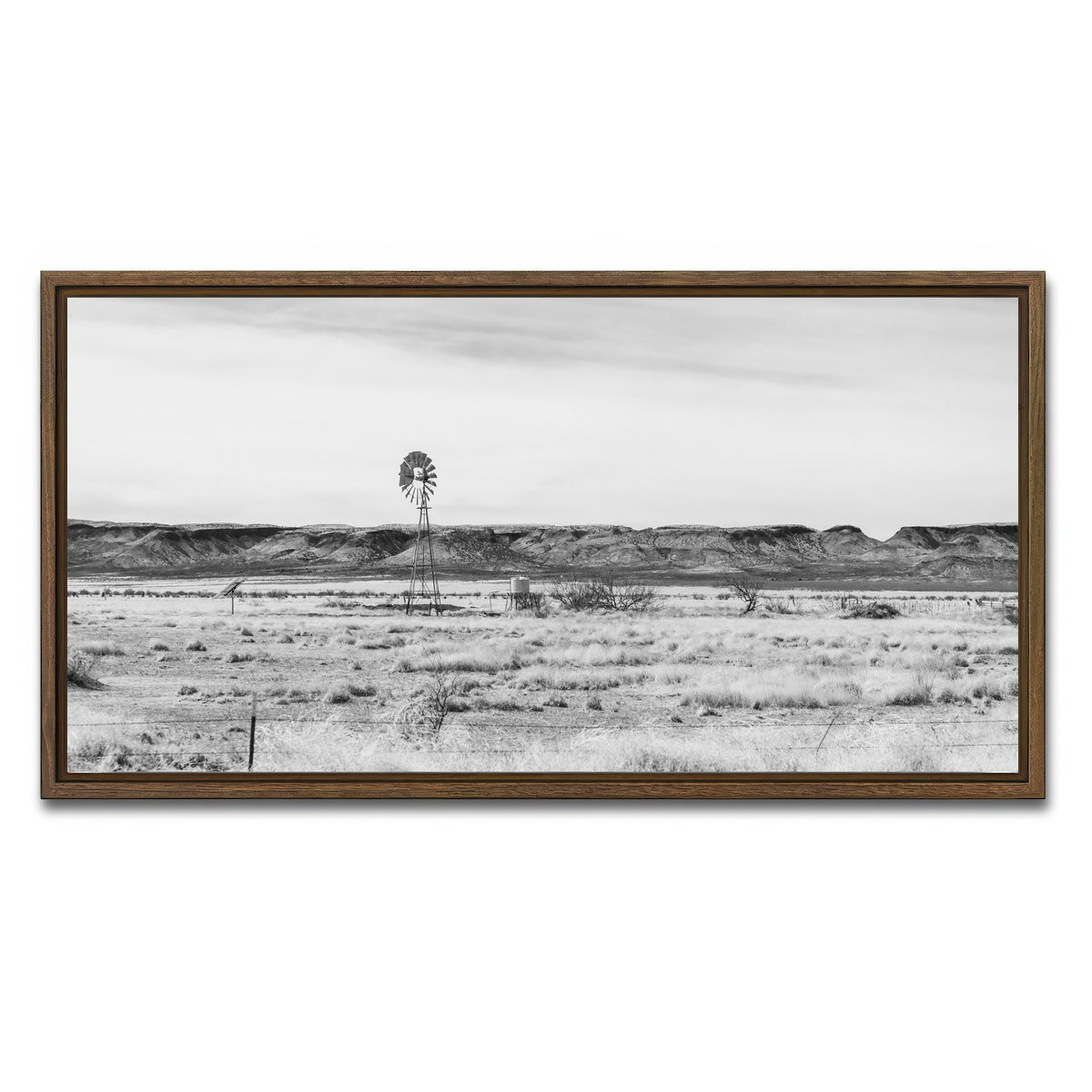 AUTO-MOCKUP WHITE | Lajitas Texas | 1 Piece | Walnut Framed Canvas | group=2x1