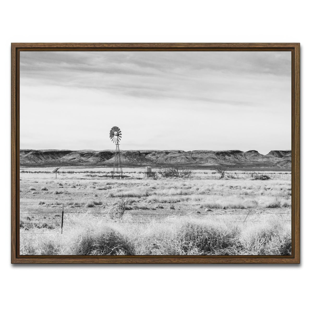 AUTO-MOCKUP WHITE | Lajitas Texas | 1 Piece | Walnut Framed Canvas | group=4x3