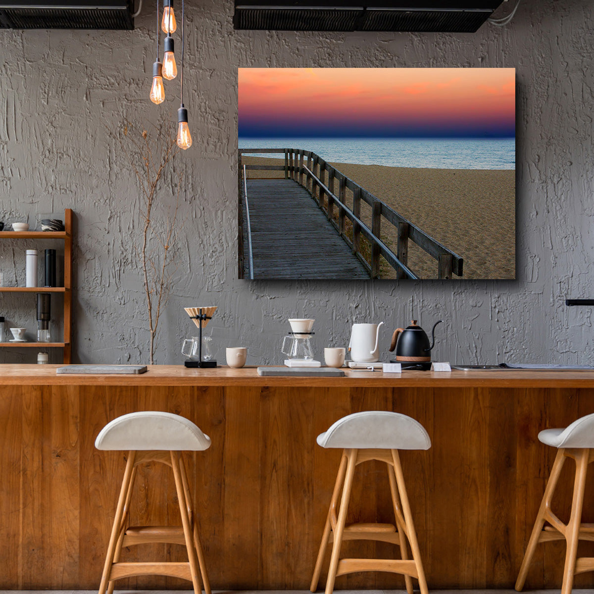 Lake Michigan Sunset Wall Art