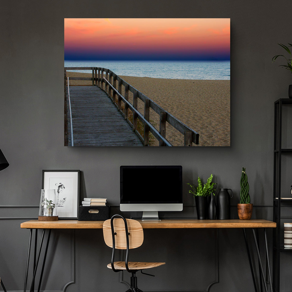 Lake Michigan Sunset Wall Art