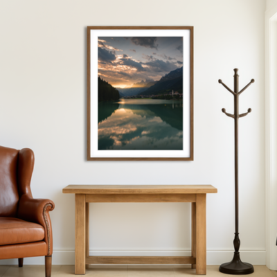 AUTO-MOCKUP ROOM | Lake Auronzo Wall Art