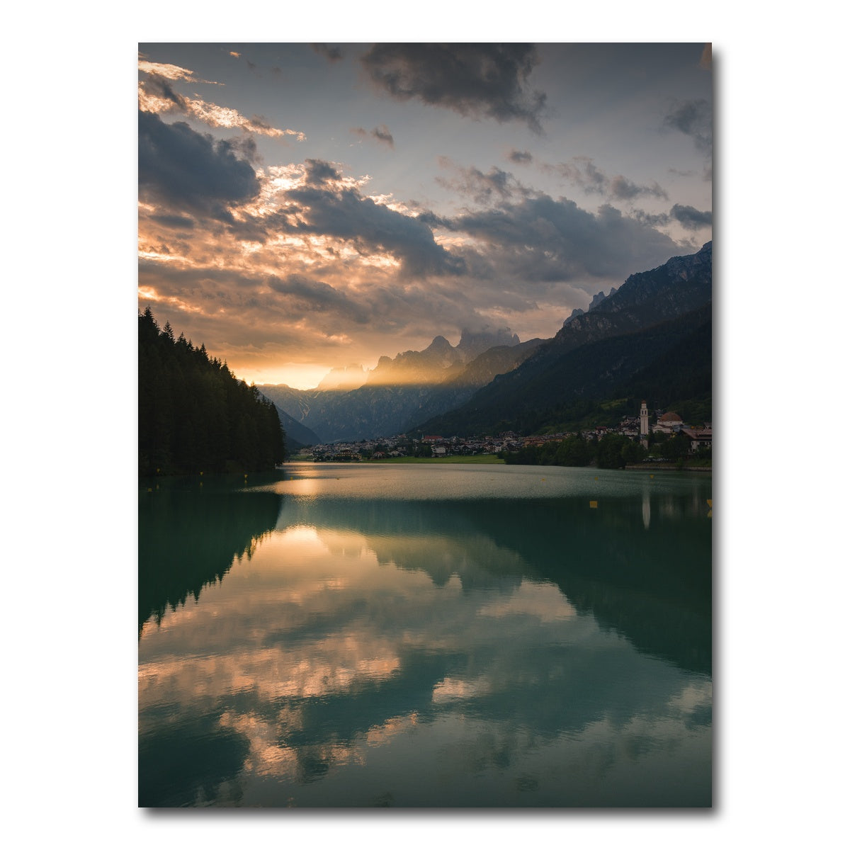 AUTO-MOCKUP WHITE | Lake Auronzo | 1 Piece | Gallery Wrap Canvas | group=3x4