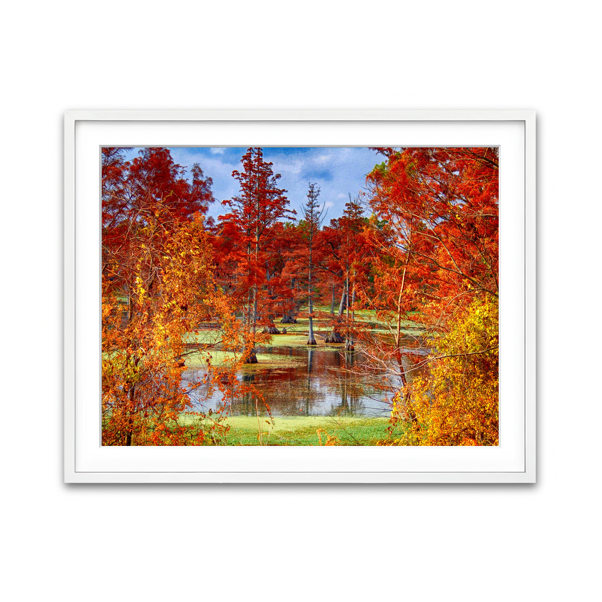 Framed Print 4x3 White