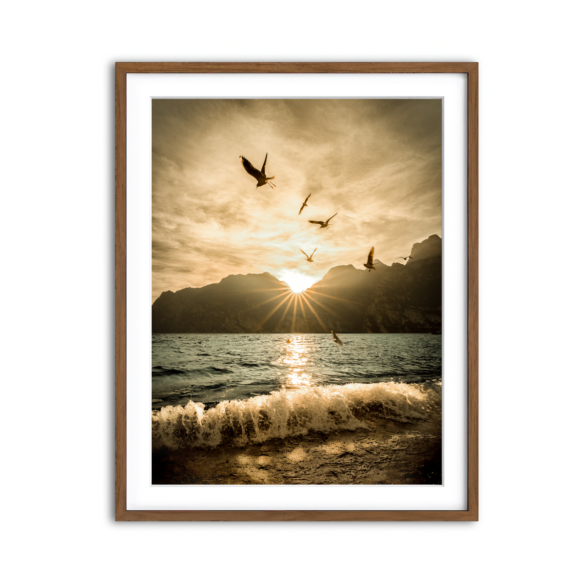 Framed Print 3x4 Walnut