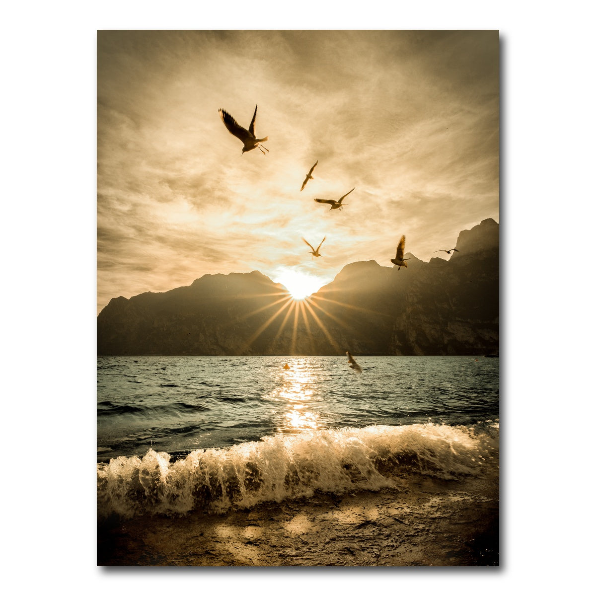 AUTO-MOCKUP WHITE | Lake Garda | 1 Piece | Gallery Wrap Canvas | group=3x4