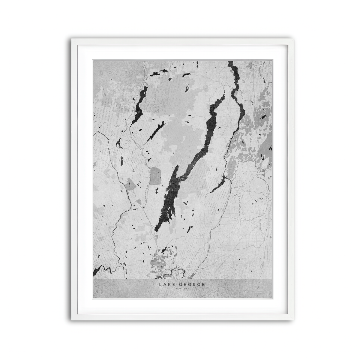 Framed Print 3x4 White