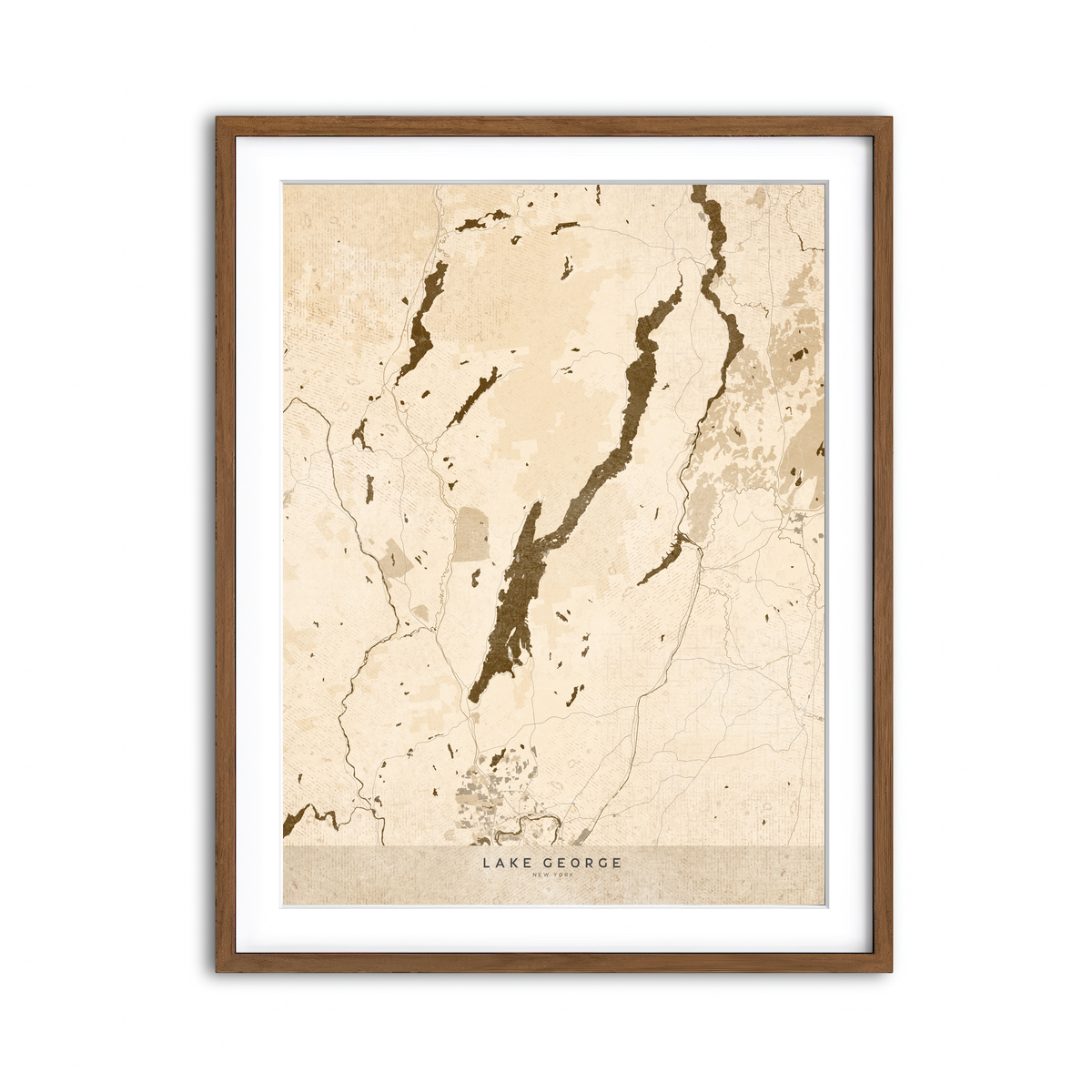 Framed Print 3x4 Walnut