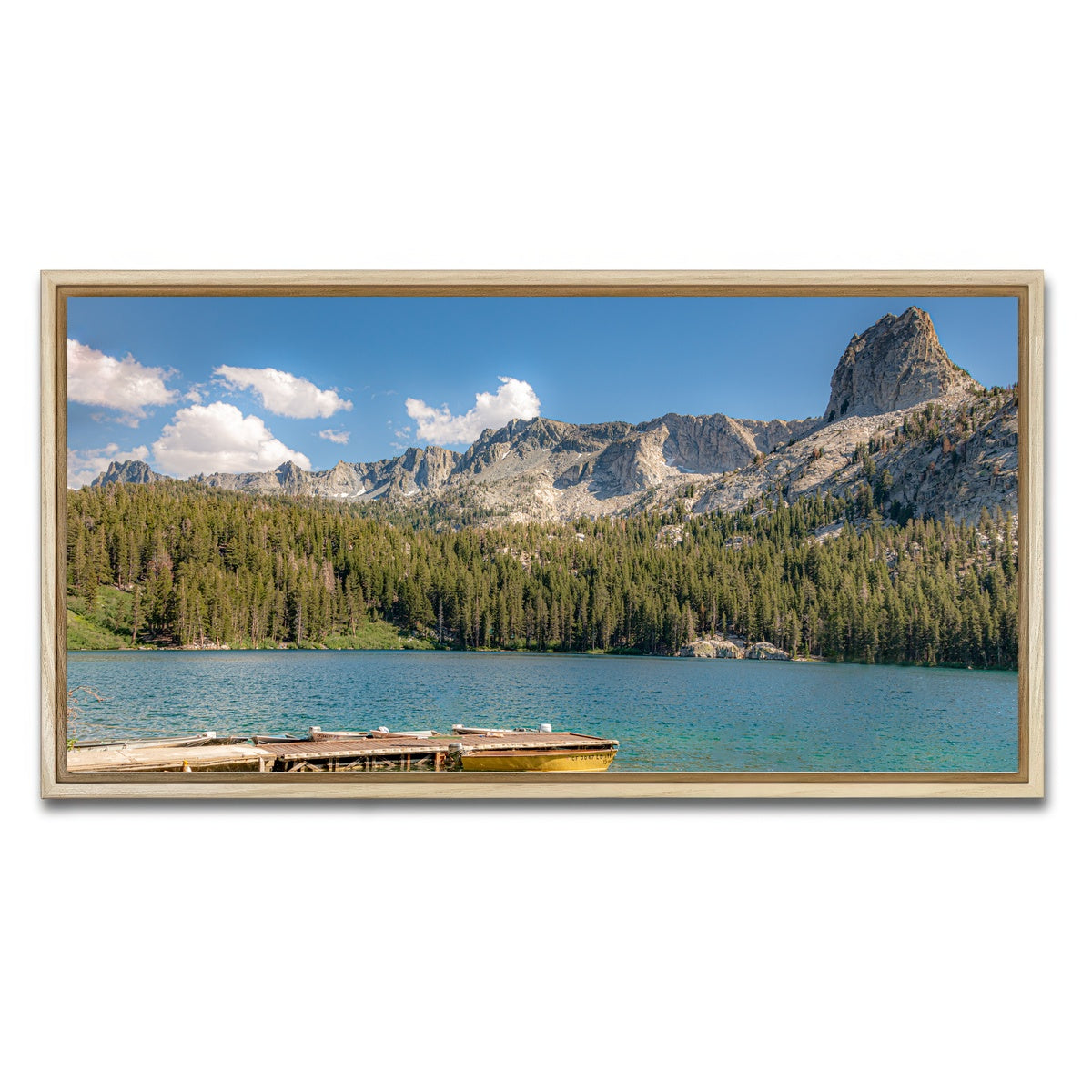 AUTO-MOCKUP WHITE | Lake George | 1 Piece | Natural Framed Canvas | group=2x1