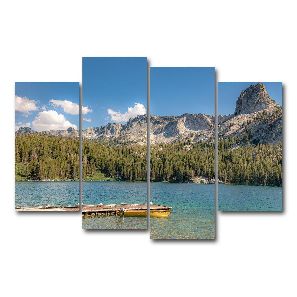 AUTO-MOCKUP WHITE | Lake George | 4 Piece | Gallery Wrap Canvas | group=4_short
