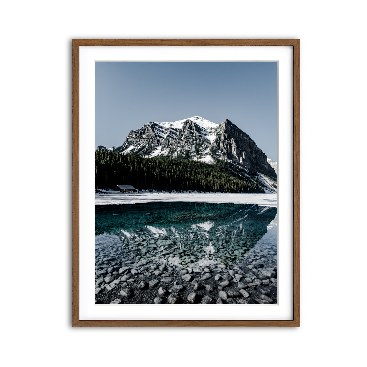 Framed Print 3x4 Walnut