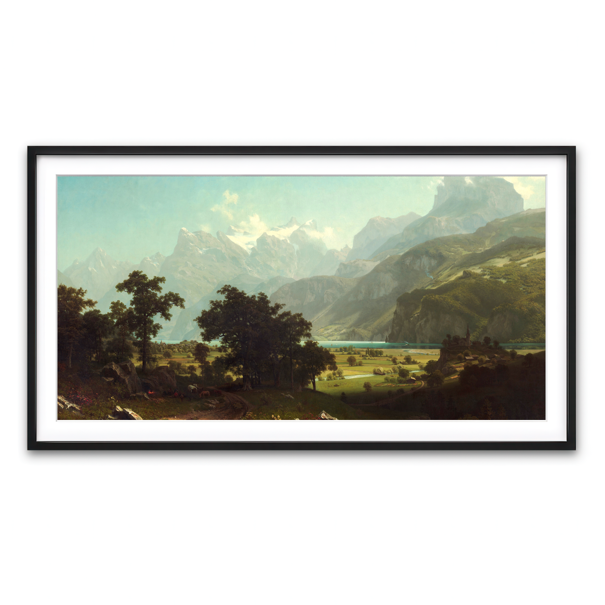 Framed Print 2x1 Black