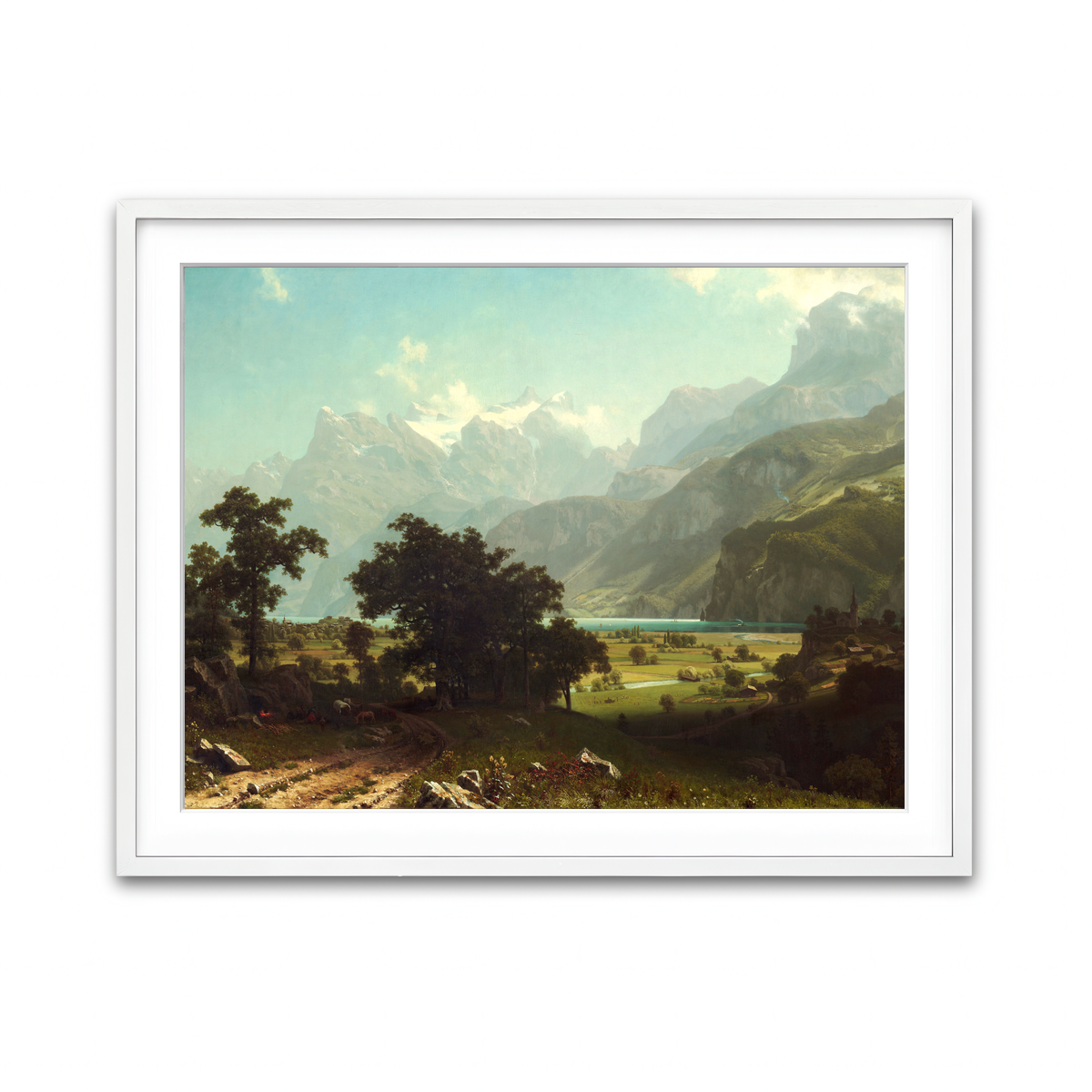 Framed Print 4x3 White