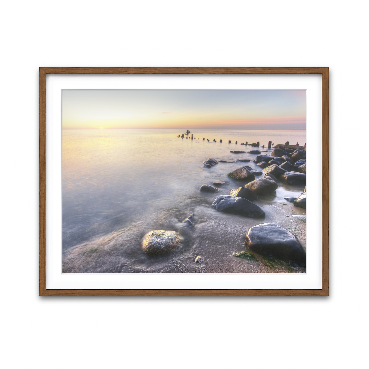 Framed Print 4x3 Walnut