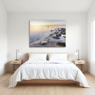 AUTO-MOCKUP ROOM | Lake Michigan Shore at Sunrise