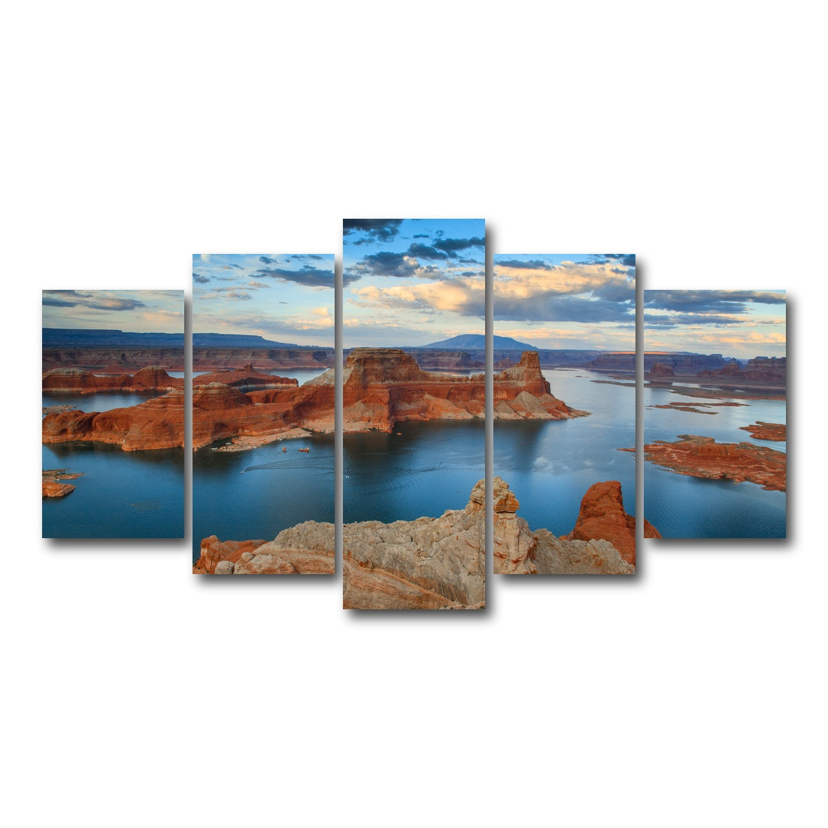 AUTO-MOCKUP WHITE | Lake Powell from Alstrom Point | 5 Piece | Gallery Wrap Canvas | group=5_normal