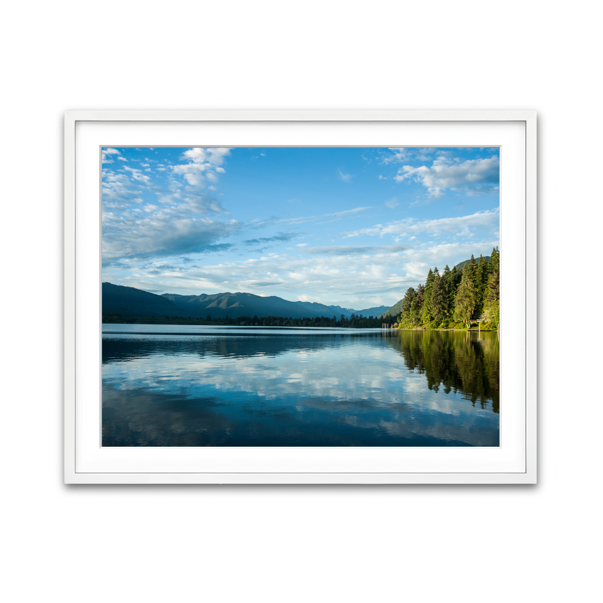 Framed Print 4x3 White
