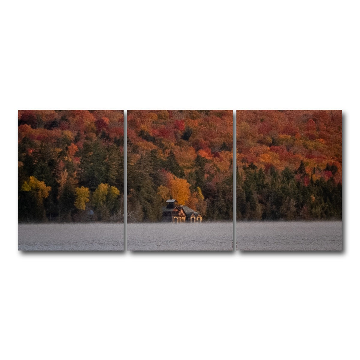 AUTO-MOCKUP WHITE | Lake Solitude | 3 Piece | Gallery Wrap Canvas | group=18x24