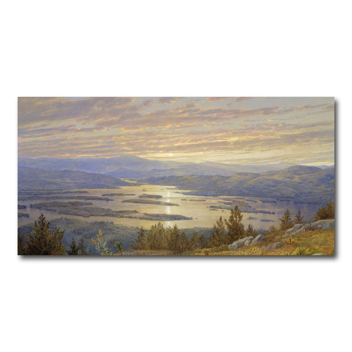 AUTO-MOCKUP WHITE | Lake Squam New Hampshire | 1 Piece | Gallery Wrap Canvas | group=2x1
