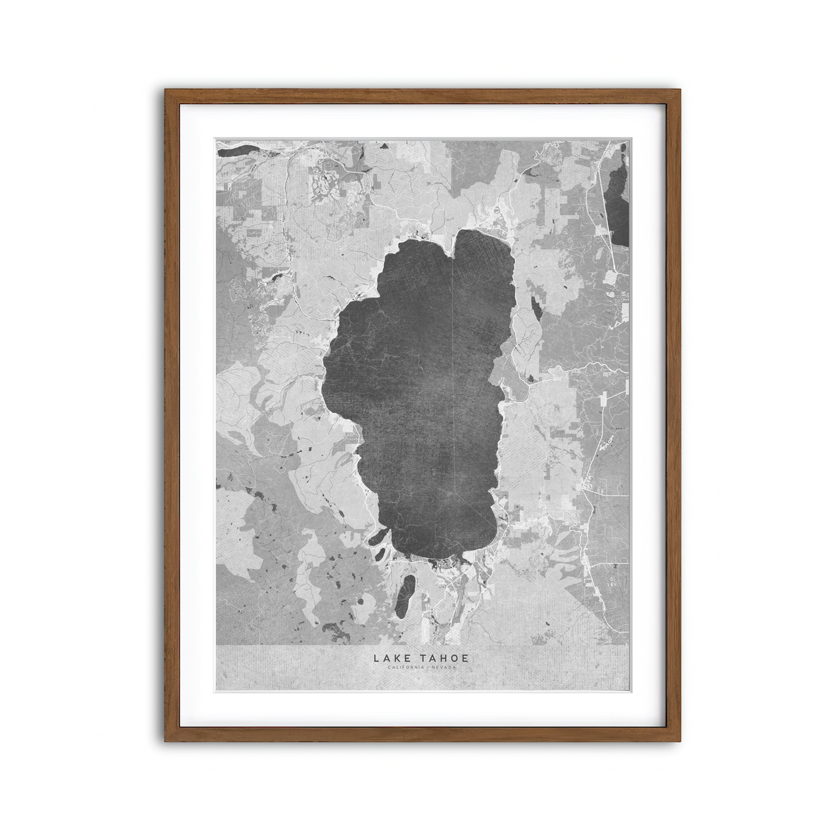 Framed Print 3x4 Walnut