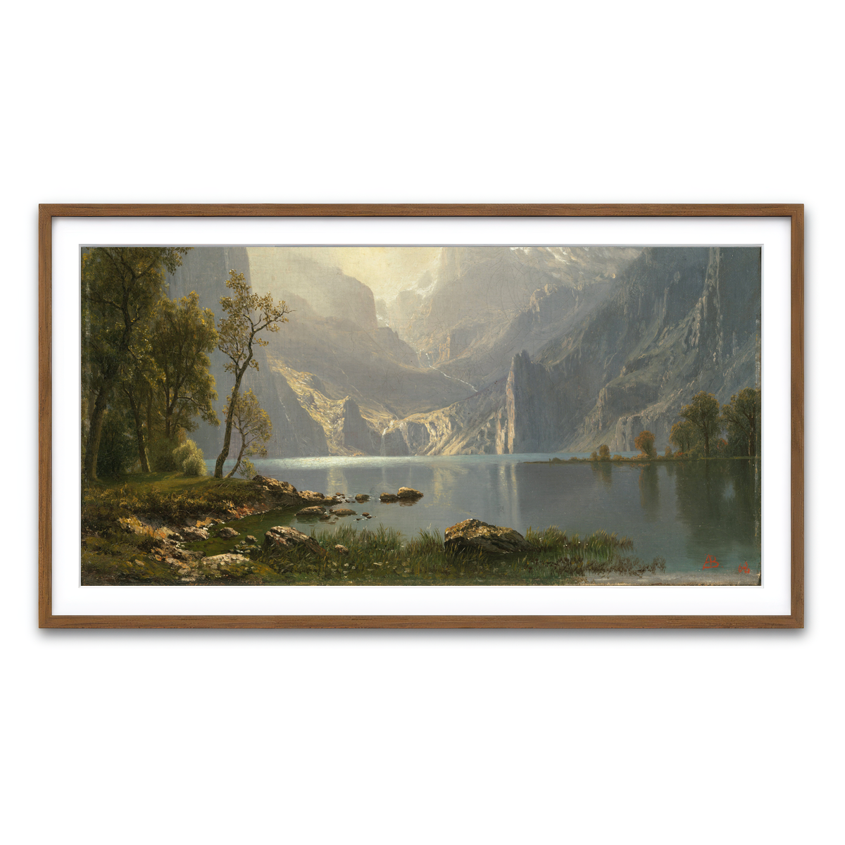 Framed Print 2x1 Walnut
