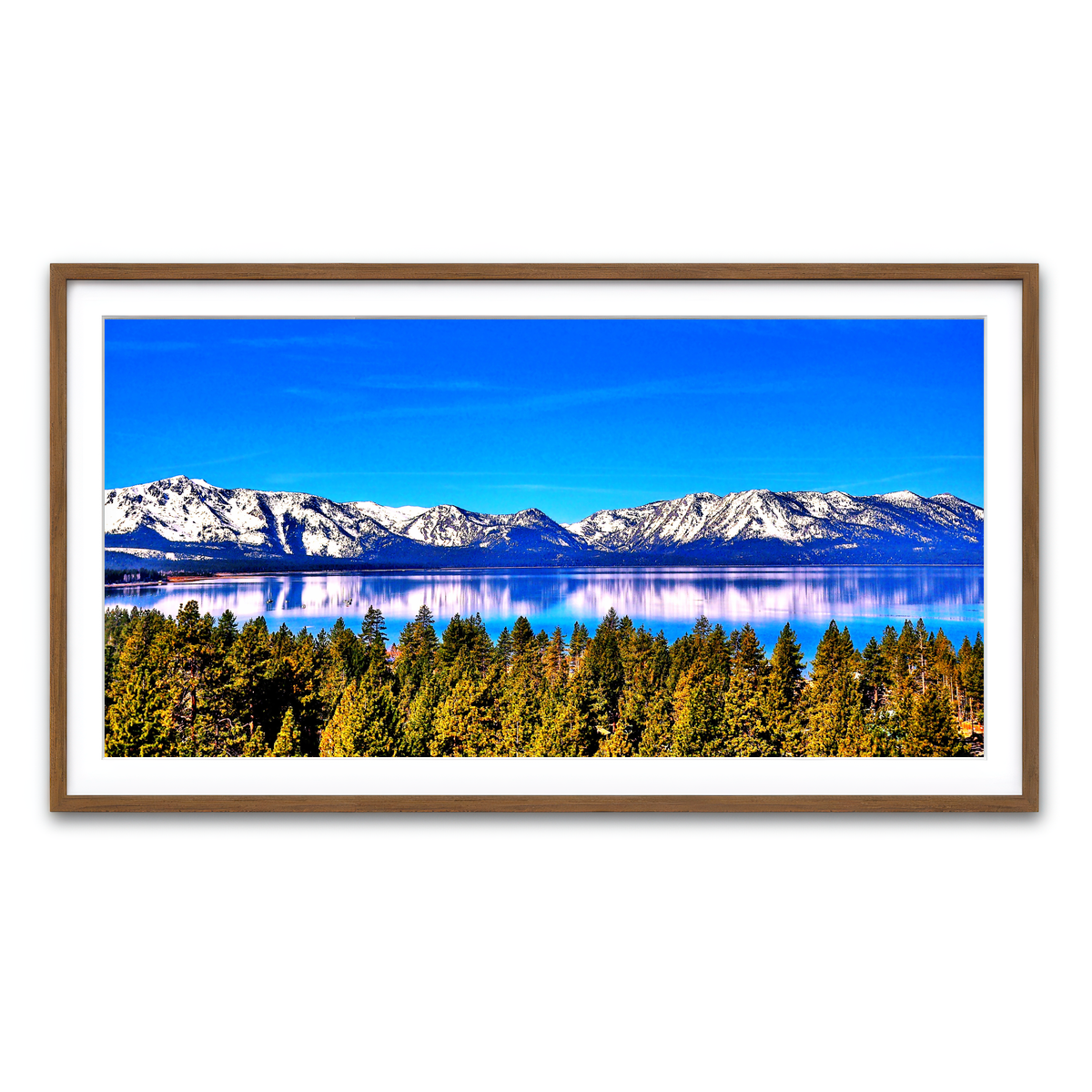 Framed Print 2x1 Walnut