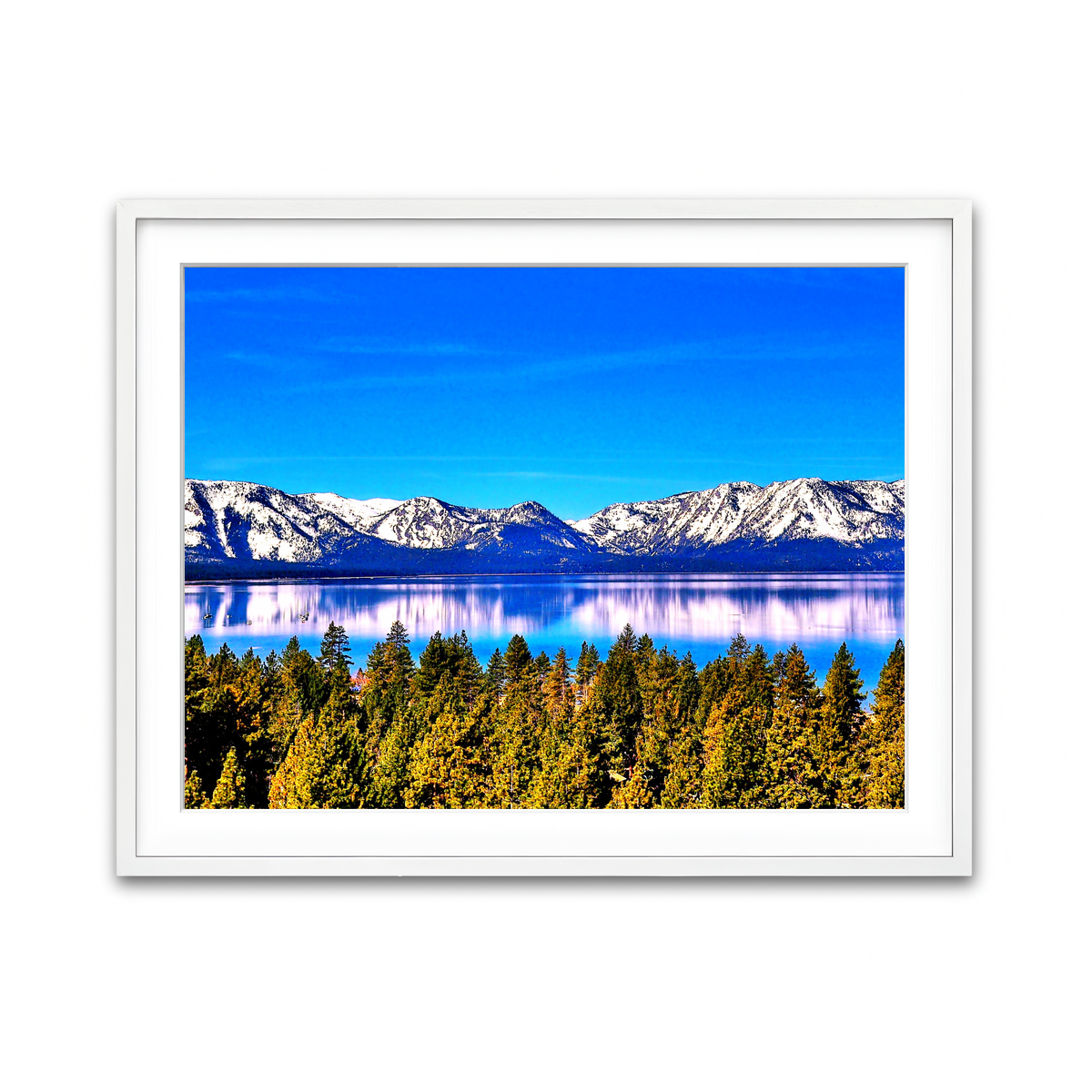 Framed Print 4x3 White