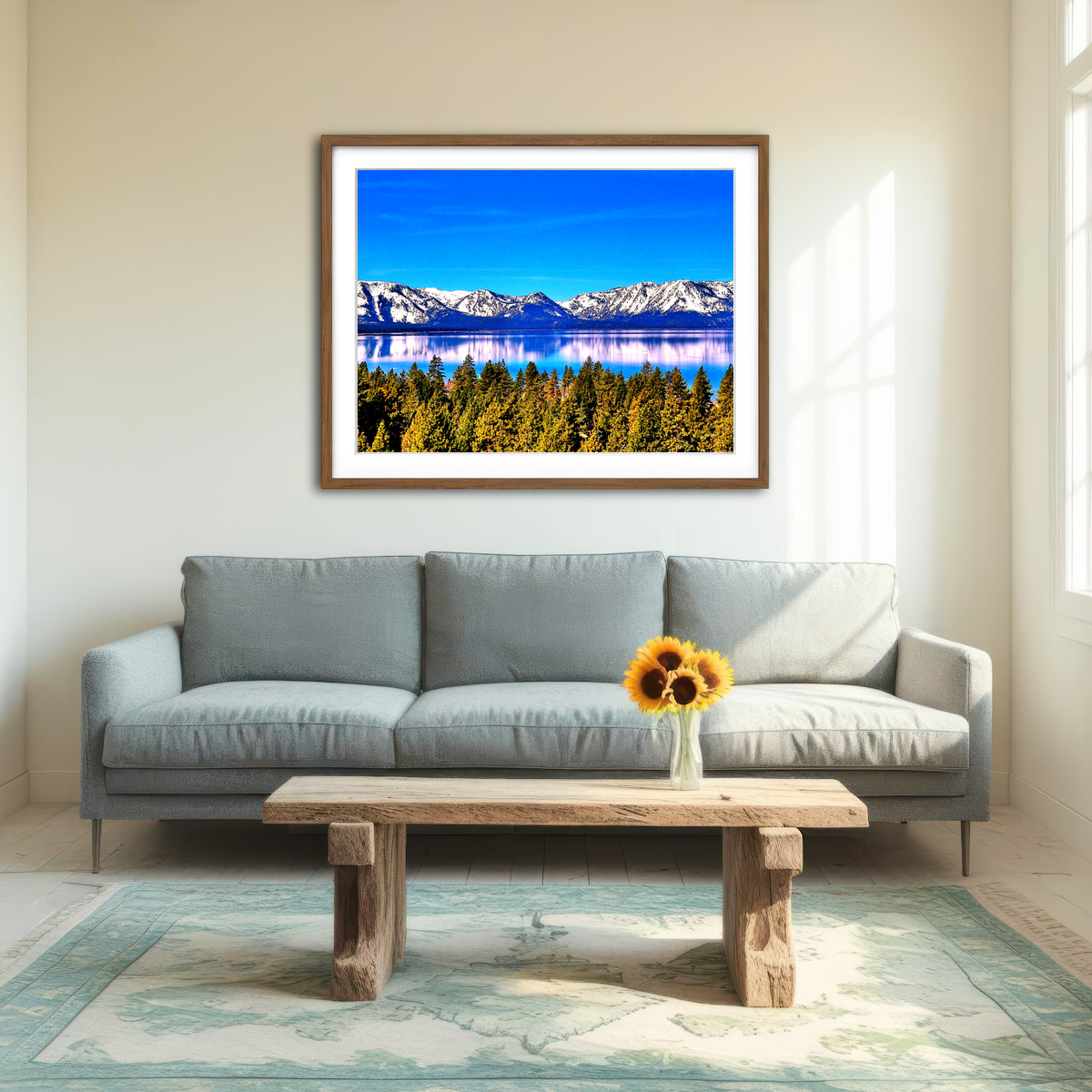 AUTO-MOCKUP ROOM | Lake Tahoe Wall Art