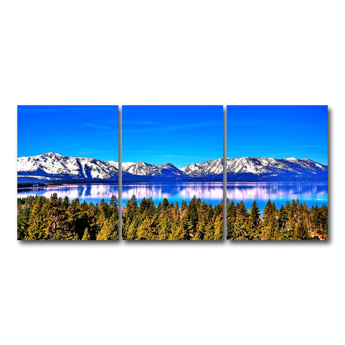 AUTO-MOCKUP WHITE | Lake Tahoe | 3 Piece | Gallery Wrap Canvas | group=18x24