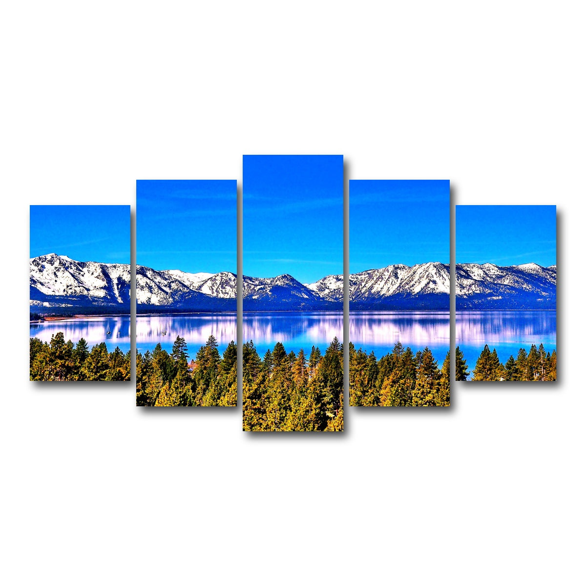 AUTO-MOCKUP WHITE | Lake Tahoe | 5 Piece | Gallery Wrap Canvas | group=5_normal