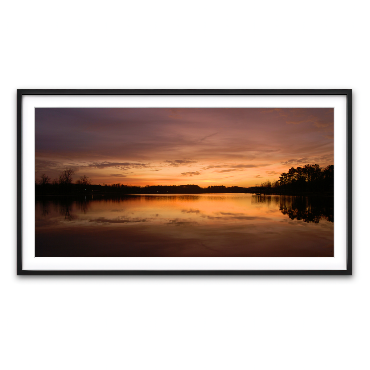 Framed Print 2x1 Black