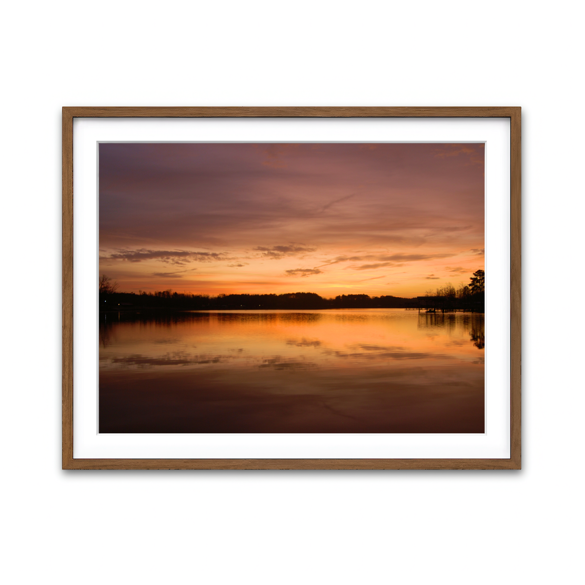 Framed Print 4x3 Walnut
