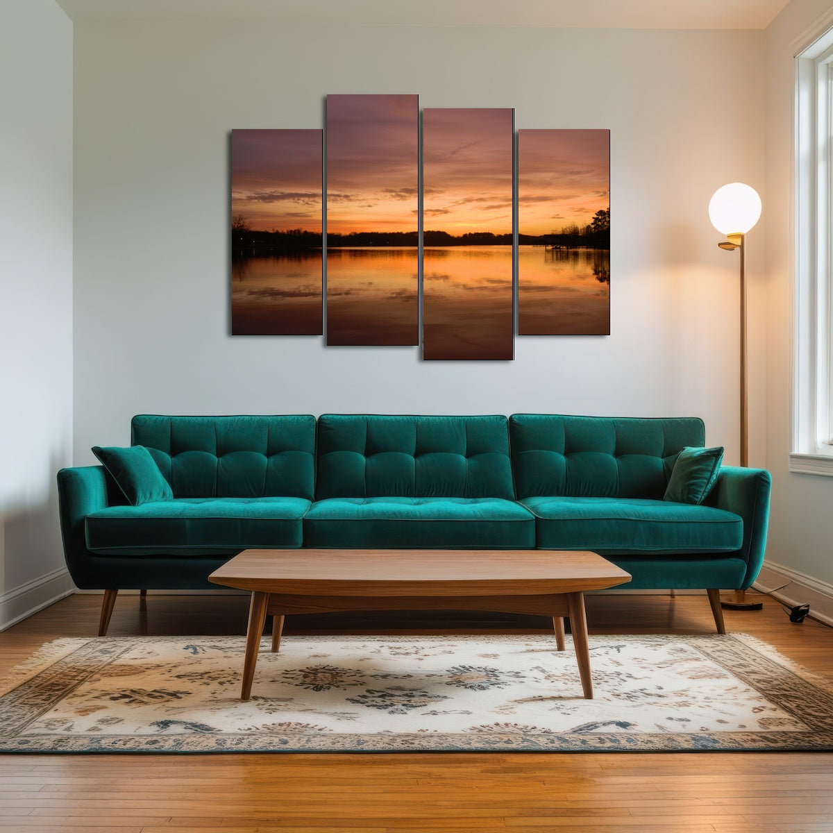 AUTO-MOCKUP ROOM | Lake Weiss Sunrise