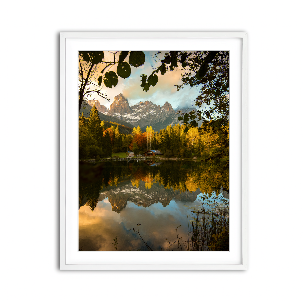 Framed Print 3x4 White