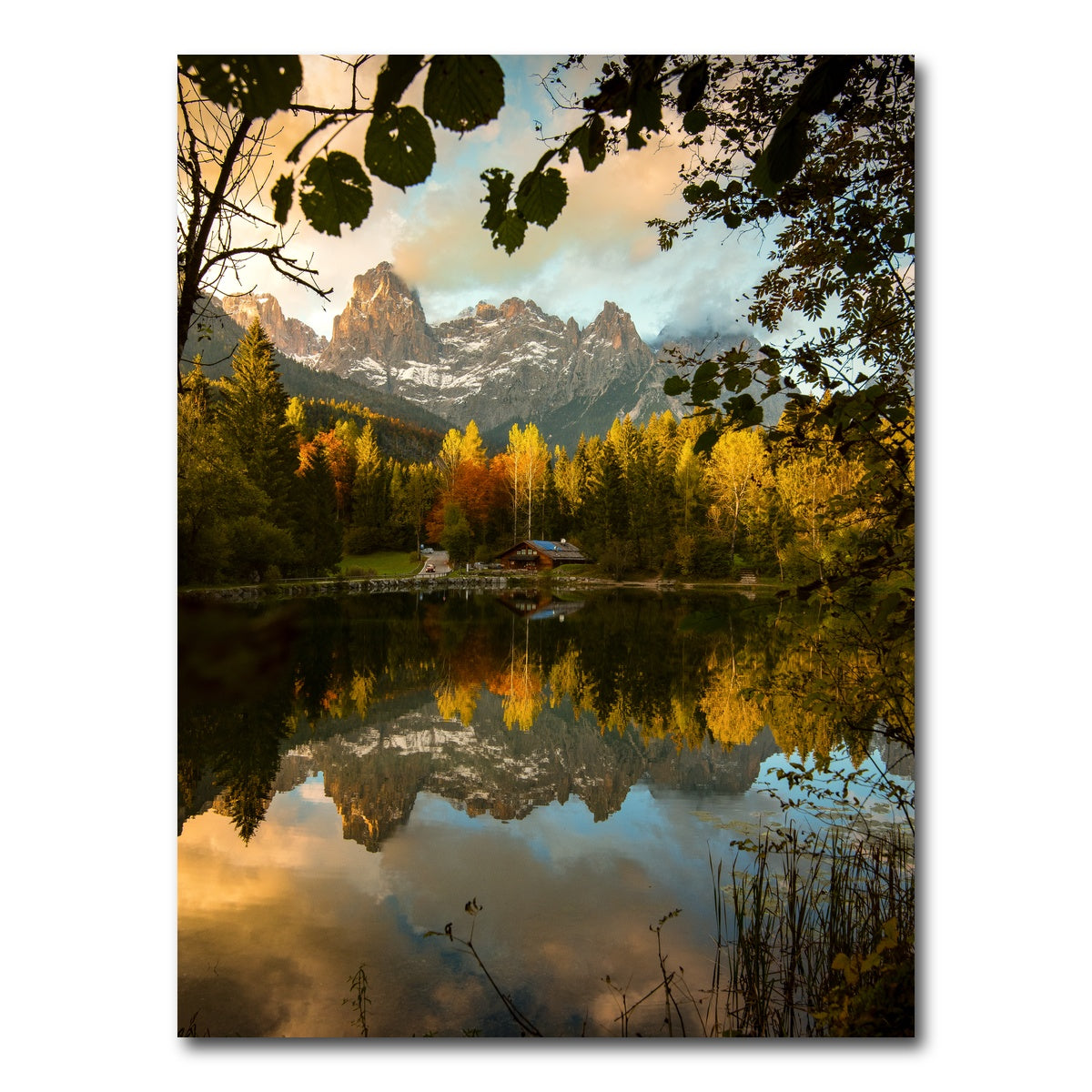 AUTO-MOCKUP WHITE | Lake Welsperg | 1 Piece | Gallery Wrap Canvas | group=3x4