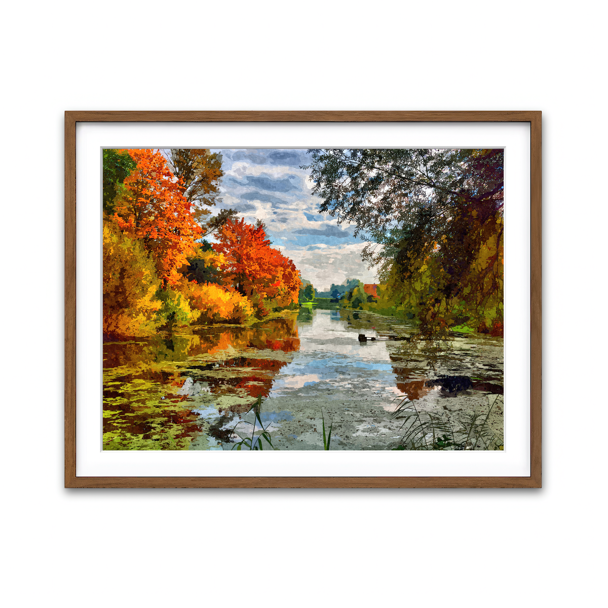 Framed Print 4x3 Walnut