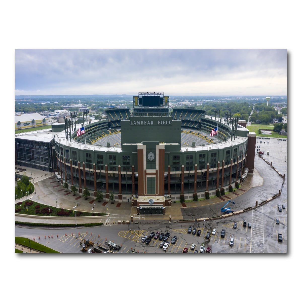AUTO-MOCKUP WHITE | Lambeau Field | 1 Piece | Gallery Wrap Canvas | group=4x3