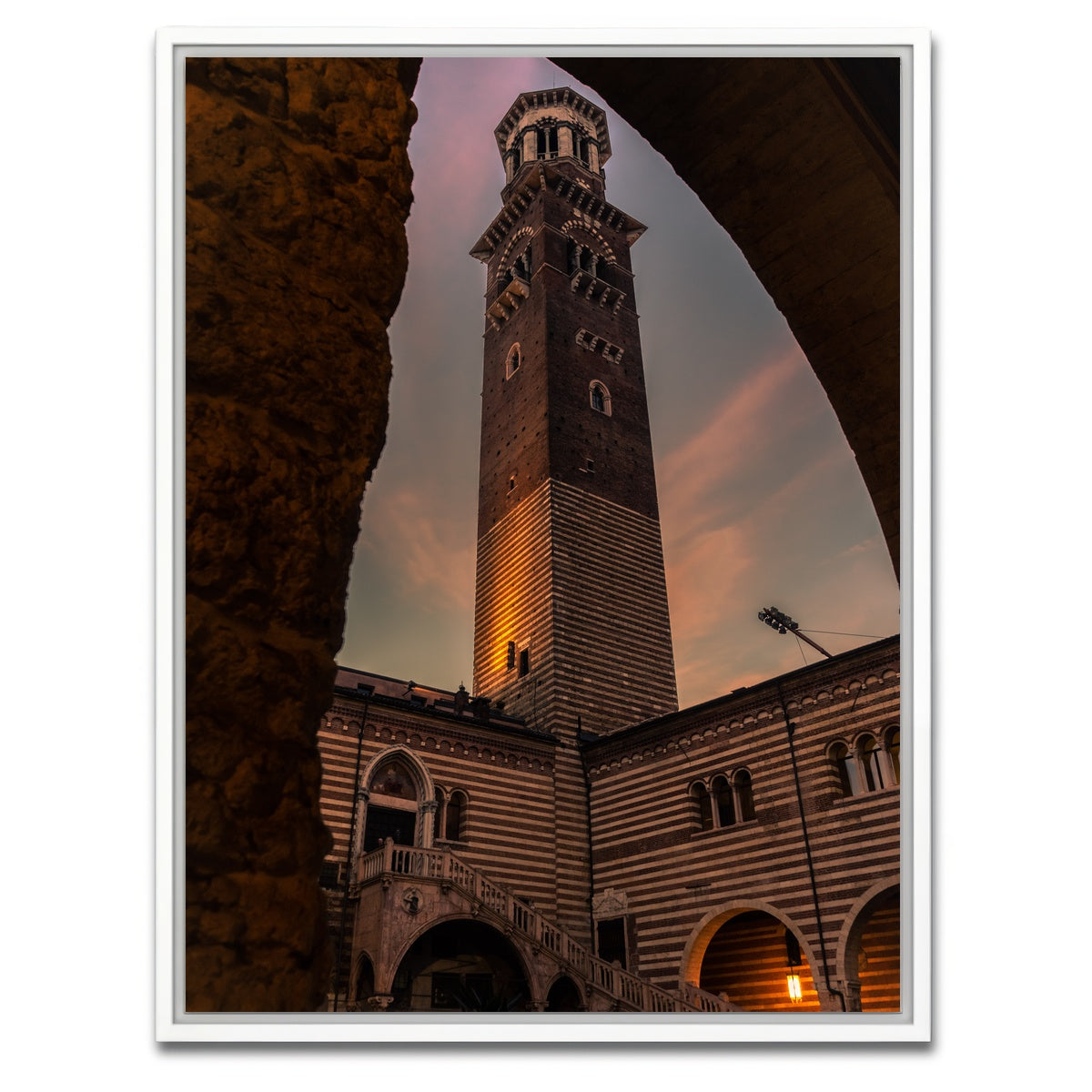 AUTO-MOCKUP WHITE | Lamberti Tower | 1 Piece | White Framed Canvas | group=3x4