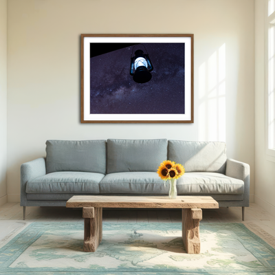 AUTO-MOCKUP ROOM | Lamp and Sky Wall Art