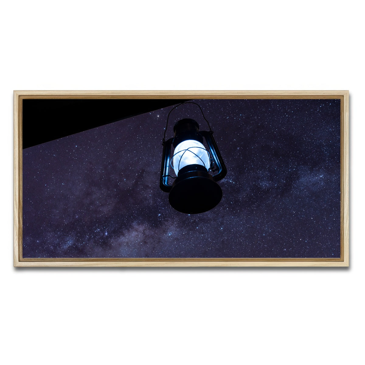 AUTO-MOCKUP WHITE | Lamp and Sky | 1 Piece | Natural Framed Canvas | group=2x1