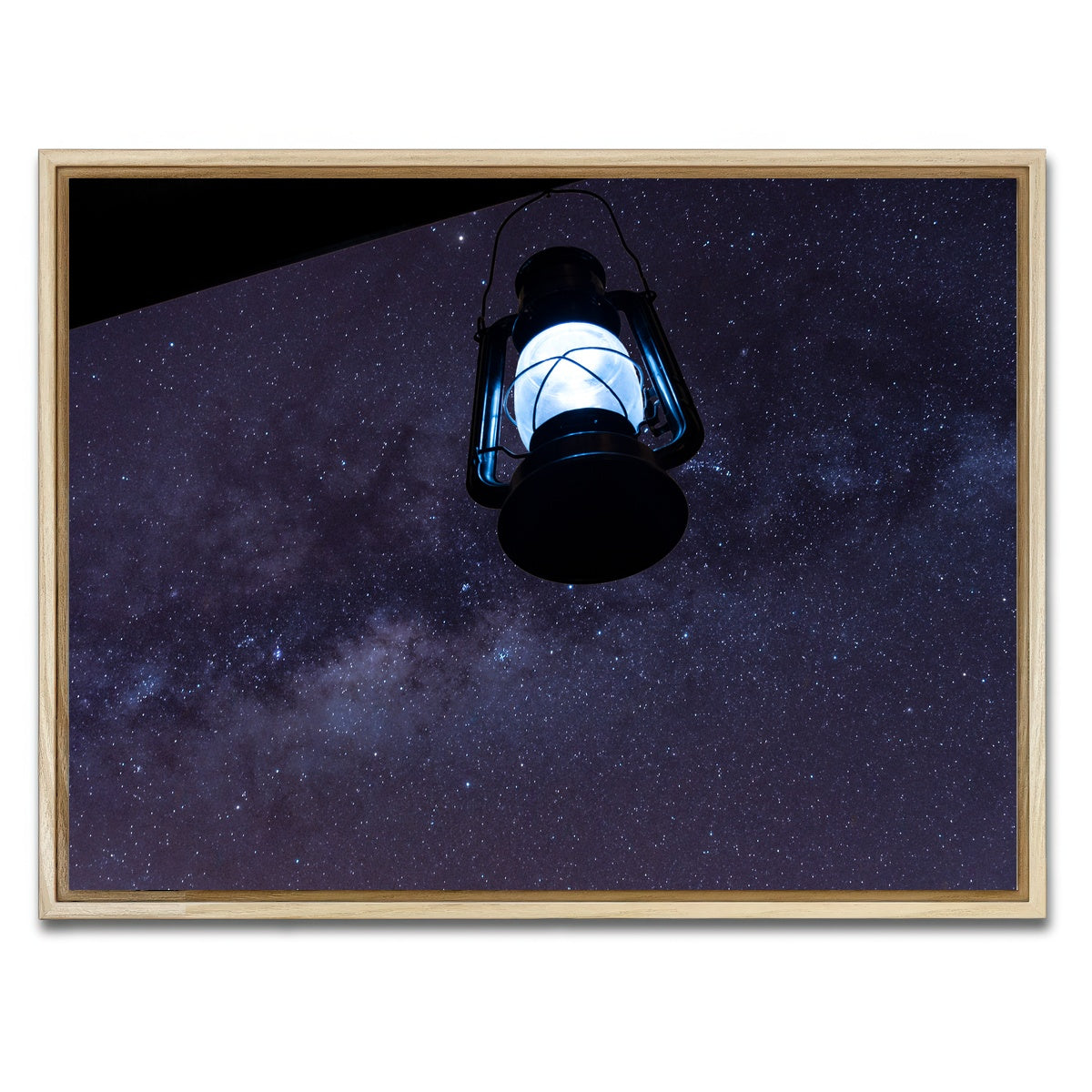 AUTO-MOCKUP WHITE | Lamp and Sky | 1 Piece | Natural Framed Canvas | group=4x3