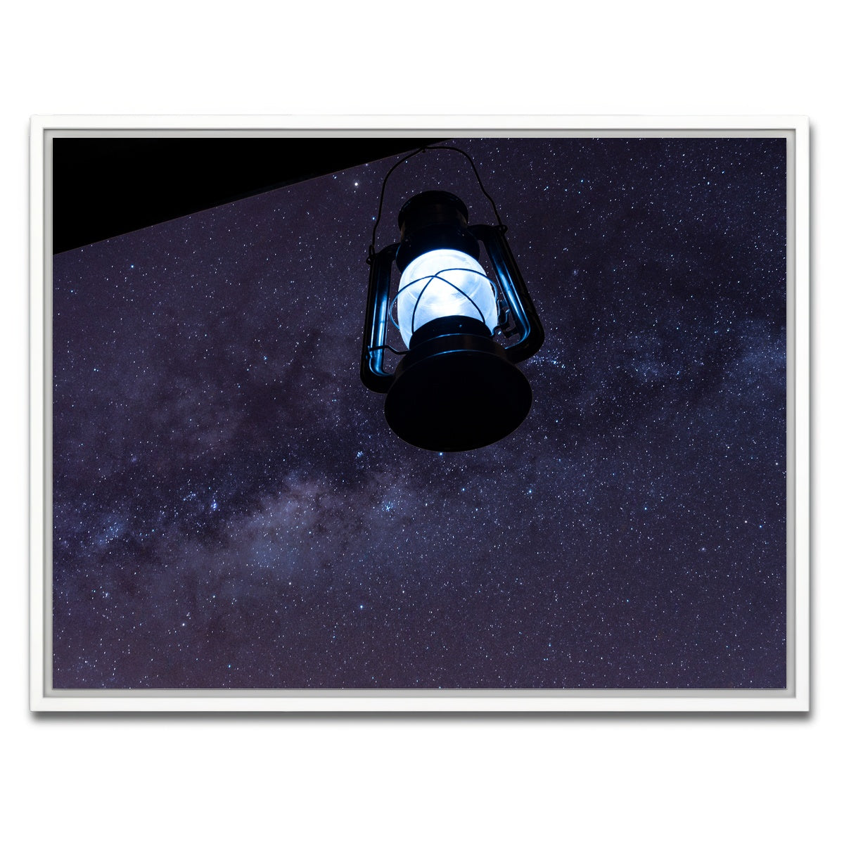 AUTO-MOCKUP WHITE | Lamp and Sky | 1 Piece | White Framed Canvas | group=4x3