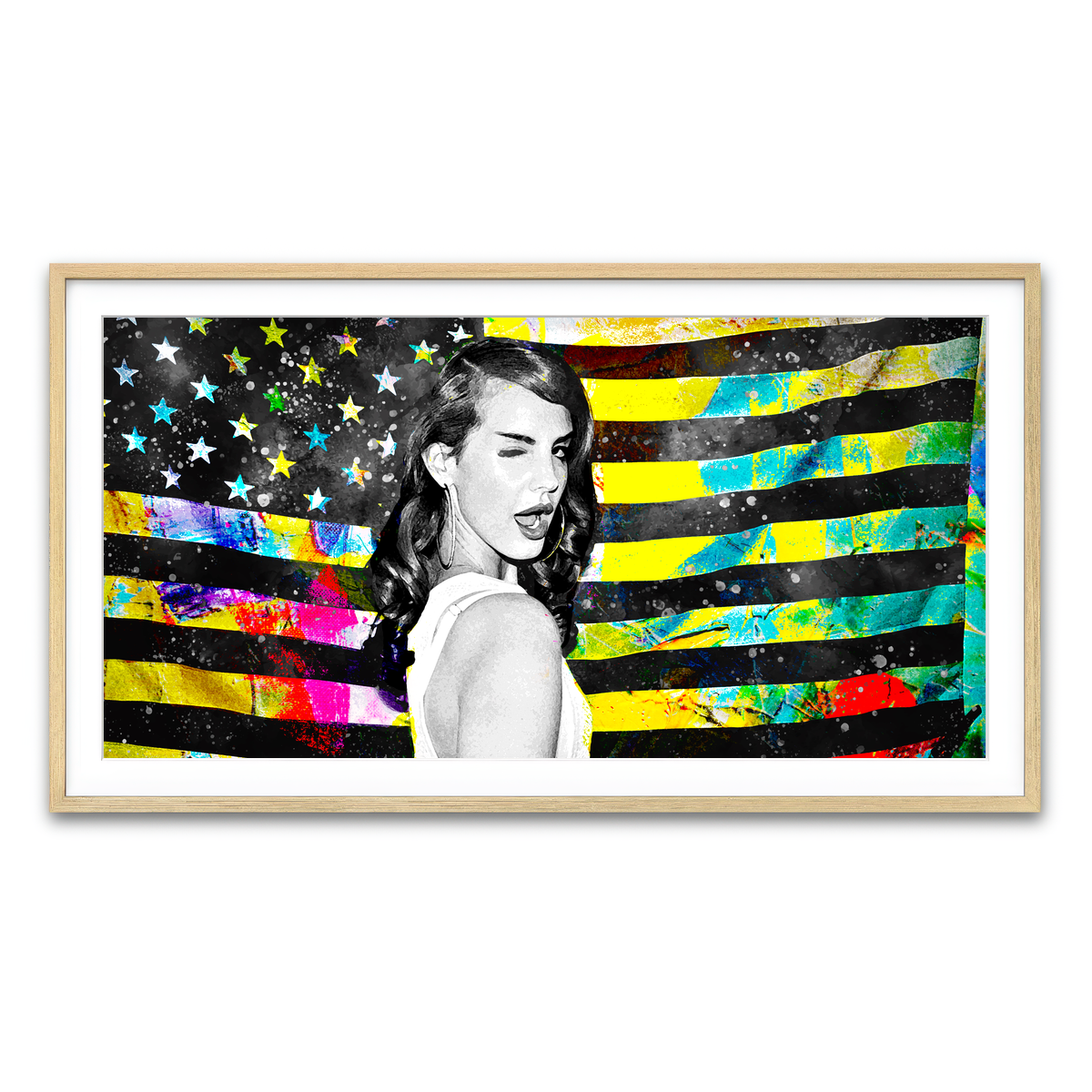 Framed Print 2x1 Natural