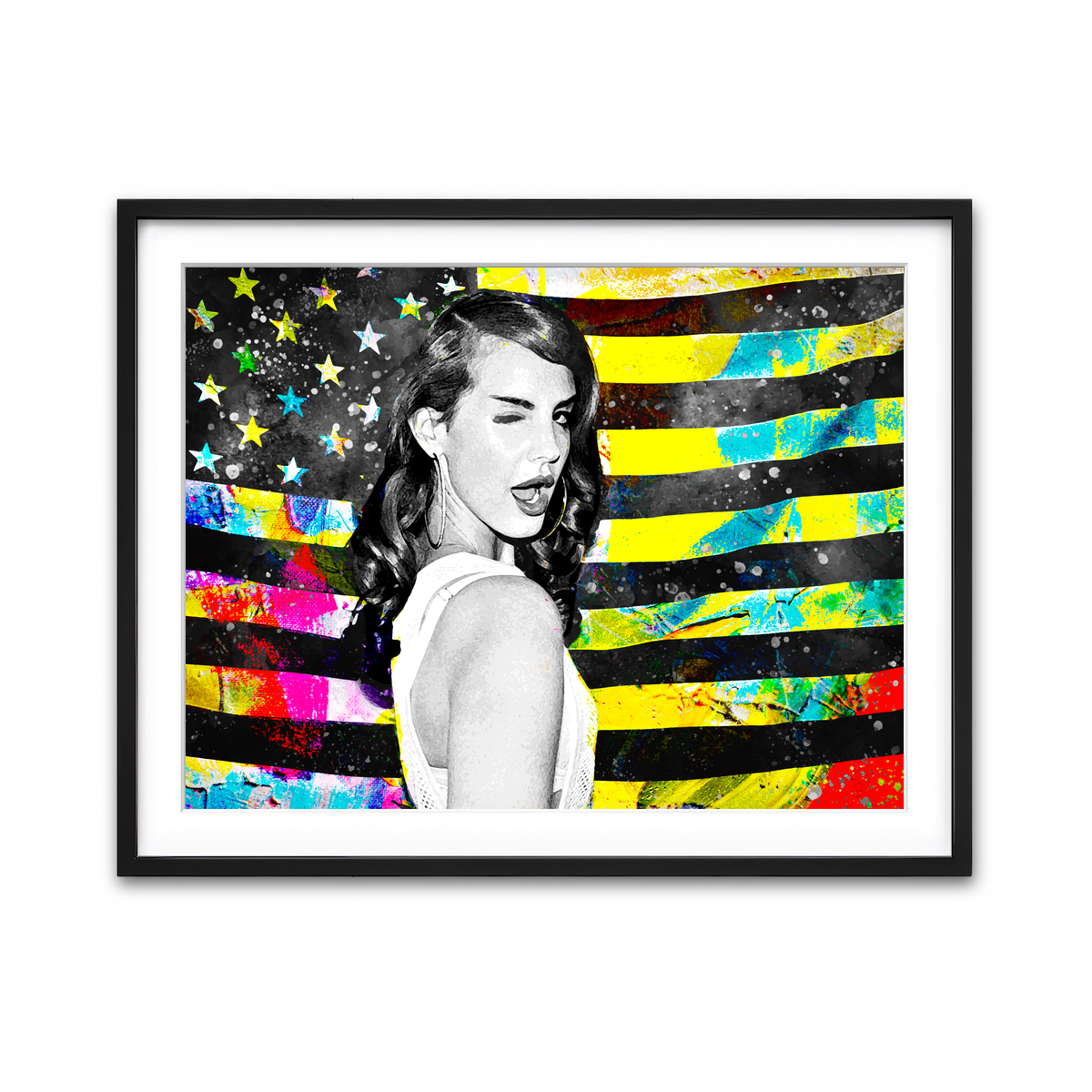 Framed Print 4x3 Black