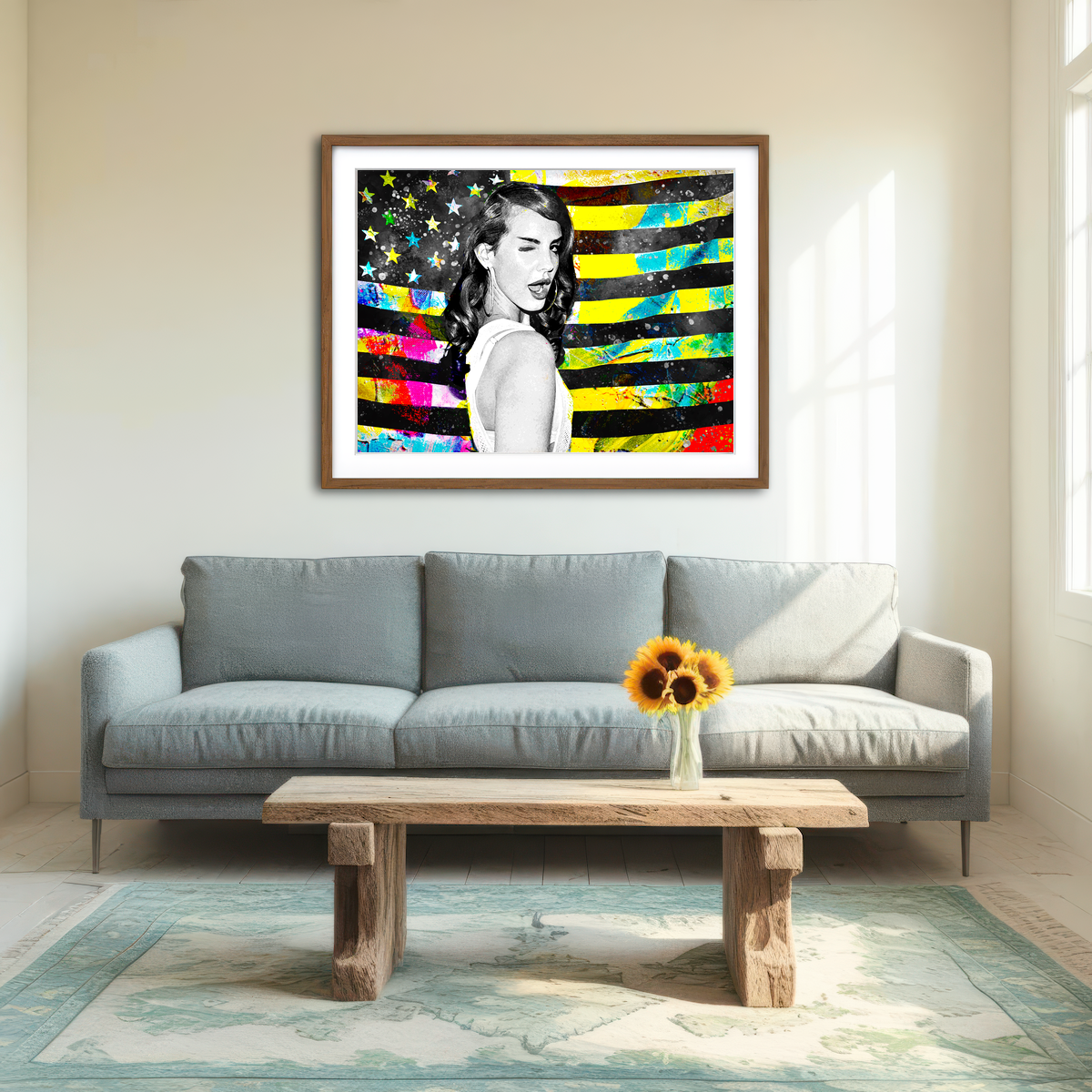 AUTO-MOCKUP ROOM | Lana Del Rey Wall Art
