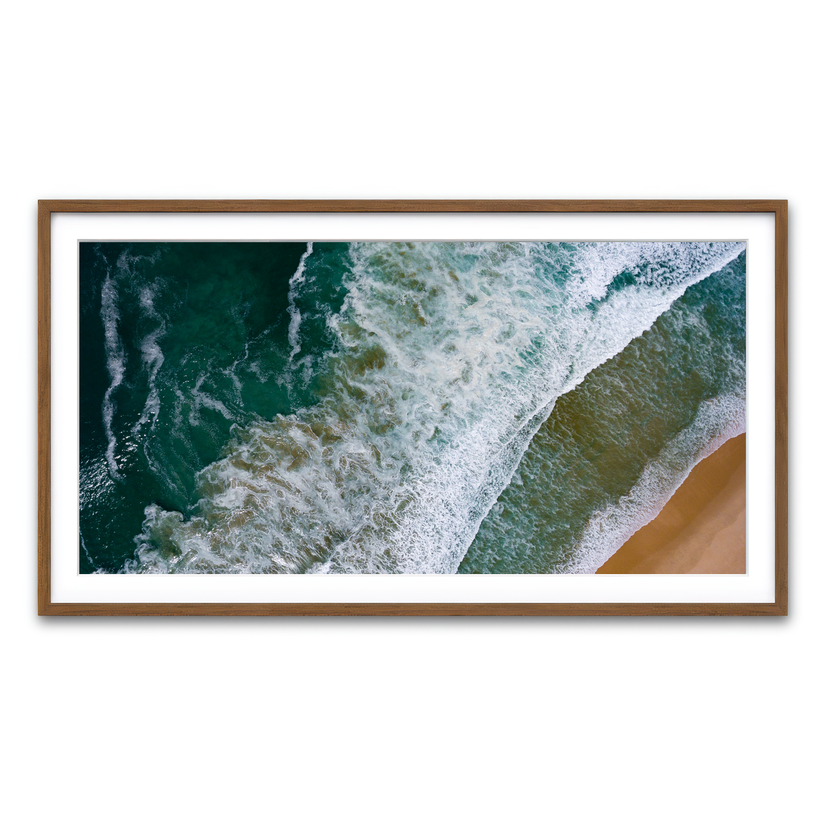Framed Print 2x1 Walnut