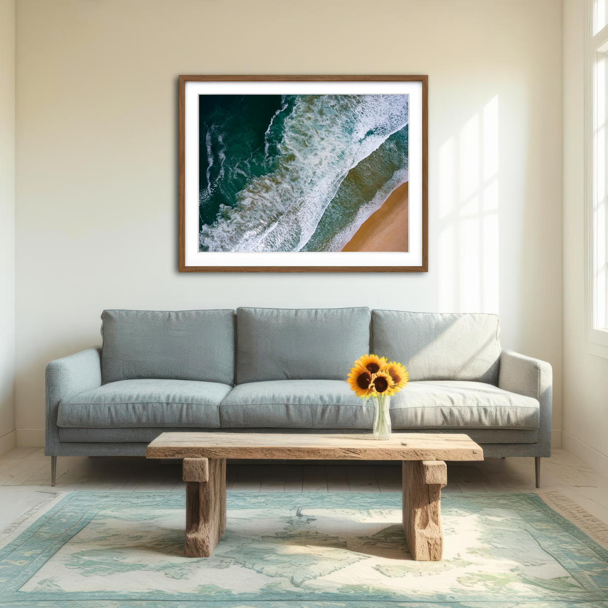 AUTO-MOCKUP ROOM | Land and Sea Wall Art