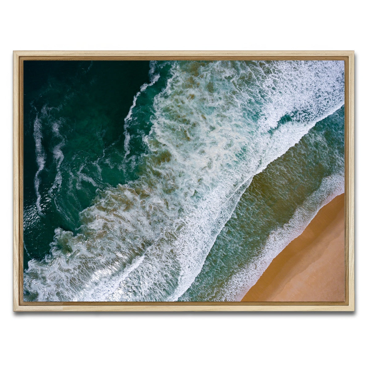AUTO-MOCKUP WHITE | Land And Sea | 1 Piece | Natural Framed Canvas | group=4x3